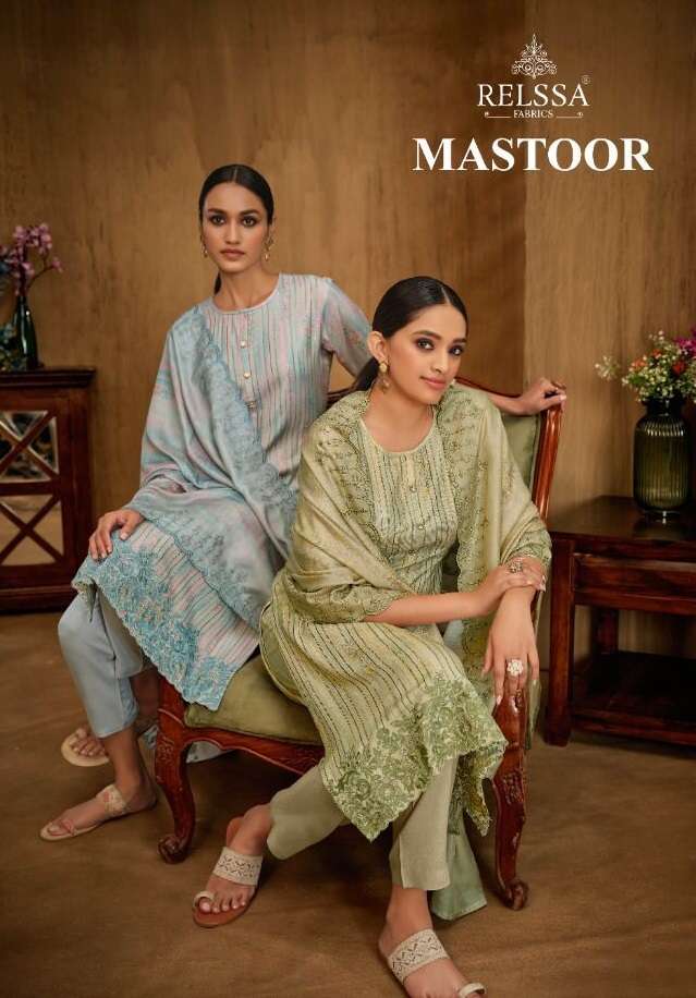 SAJJAN MASTOOR BY RELSSA 87001 TO 87006 SERIES MODAAL DRESSES