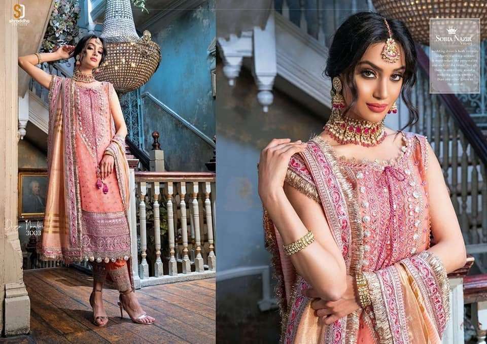 SD-3003 HIT DESIGN BY SHRADDHA DESIGNER BUTTERFLY NET PAKISTANI DRESS