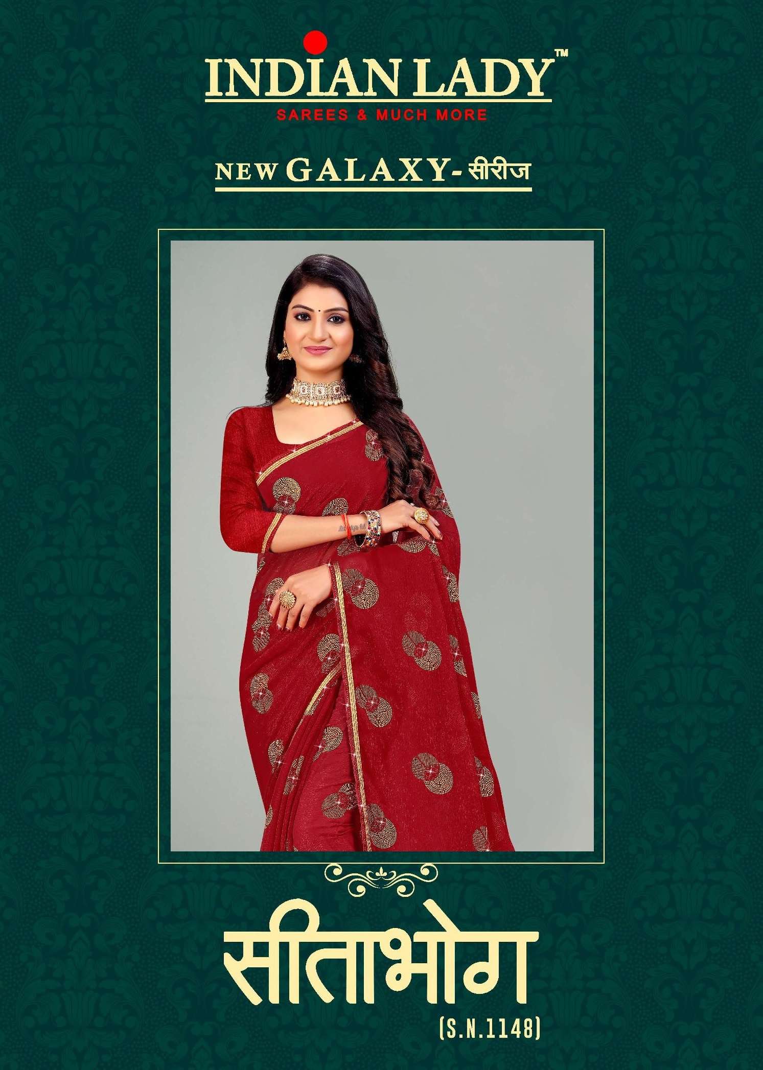 SITA BHOG BY INDIAN LADY 1148-A TO 1148-H SERIES IMPORTED SWAROVSKI SAREES