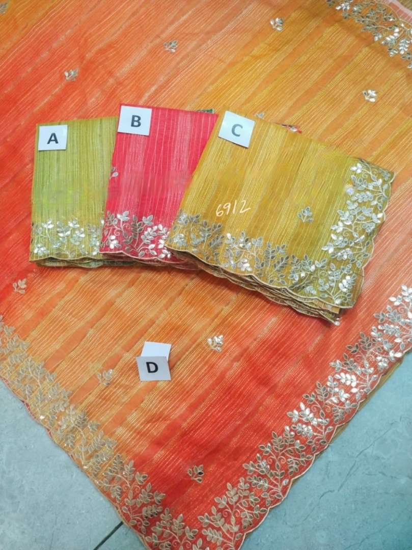 SR-335 BY ASLIWHOLESALE 6912 SERIES DESIGNER ORGANZA EXCLUSIVE SAREES