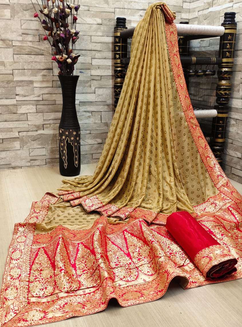 STR-3828 COLOURS BY ASLIWHOLESALE MALAI BRASSO JACQUARD SAREES