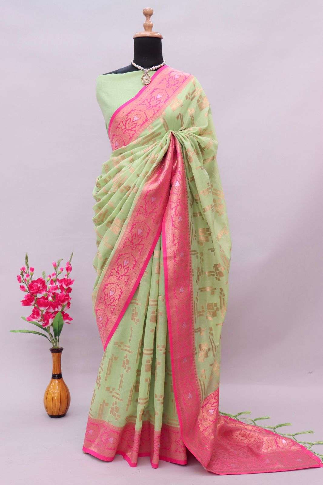 VENUSH BY ASLIWHOLESALE DESIGNER COTTON SILK SAREES