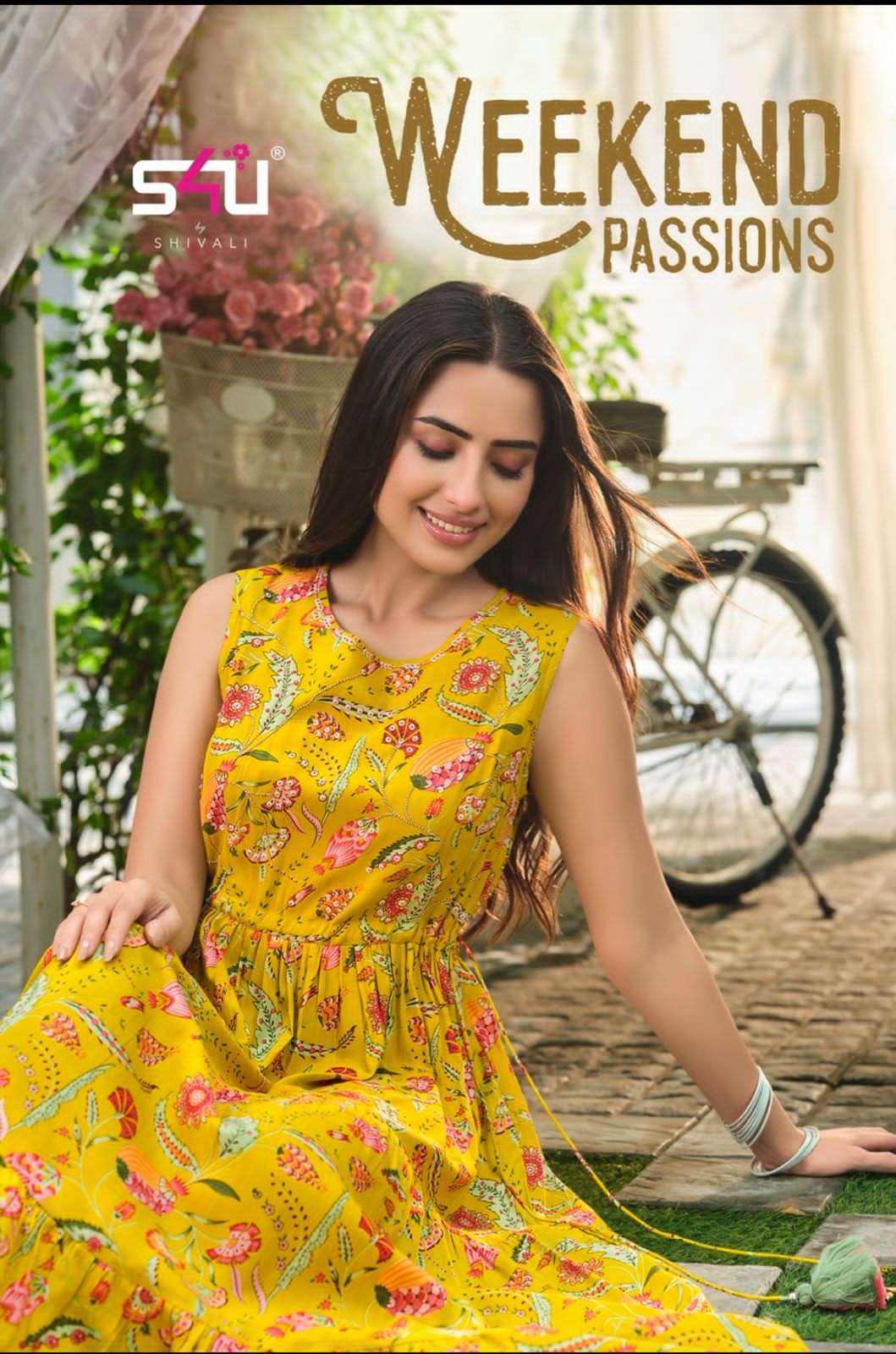 WEEKEND PASSION BY S4U 01 TO 06 SERIES RAYON PRINT GOWNS