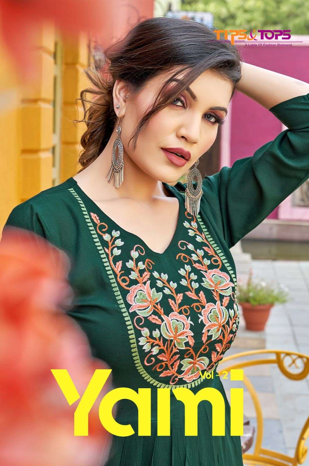 YAMI VOL-2 BY TIPS & TOPS 1001 TO 1006 SERIES RAYON WORK TOPS