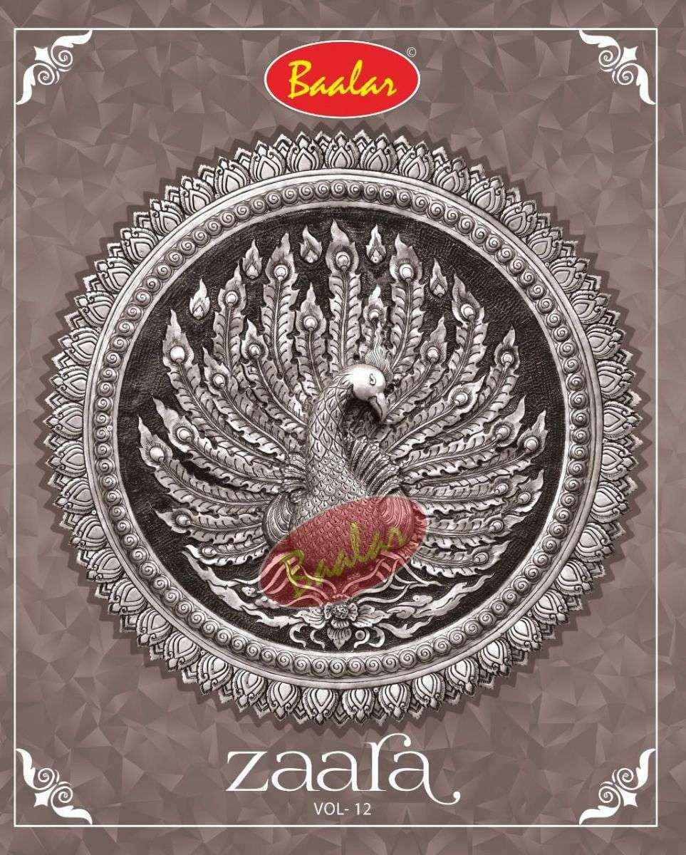 ZAARA VOL-12 BY BAALAR 2205 TO 2222 SERIES COTTON PRINT DRESSES