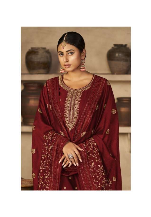 AARZO BY ASLIWHOLESALE 921-A TO 921-C SERIES HEAVY VICHITRA DRESSES