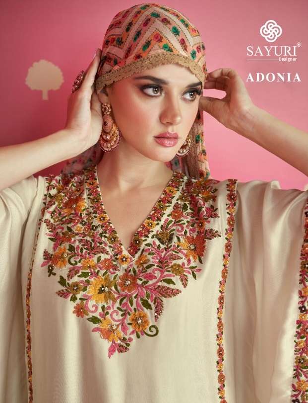 ADONIA BY SAYURI 5214 TO 5217 SERIES DESIGNER STITCHED DRESSES