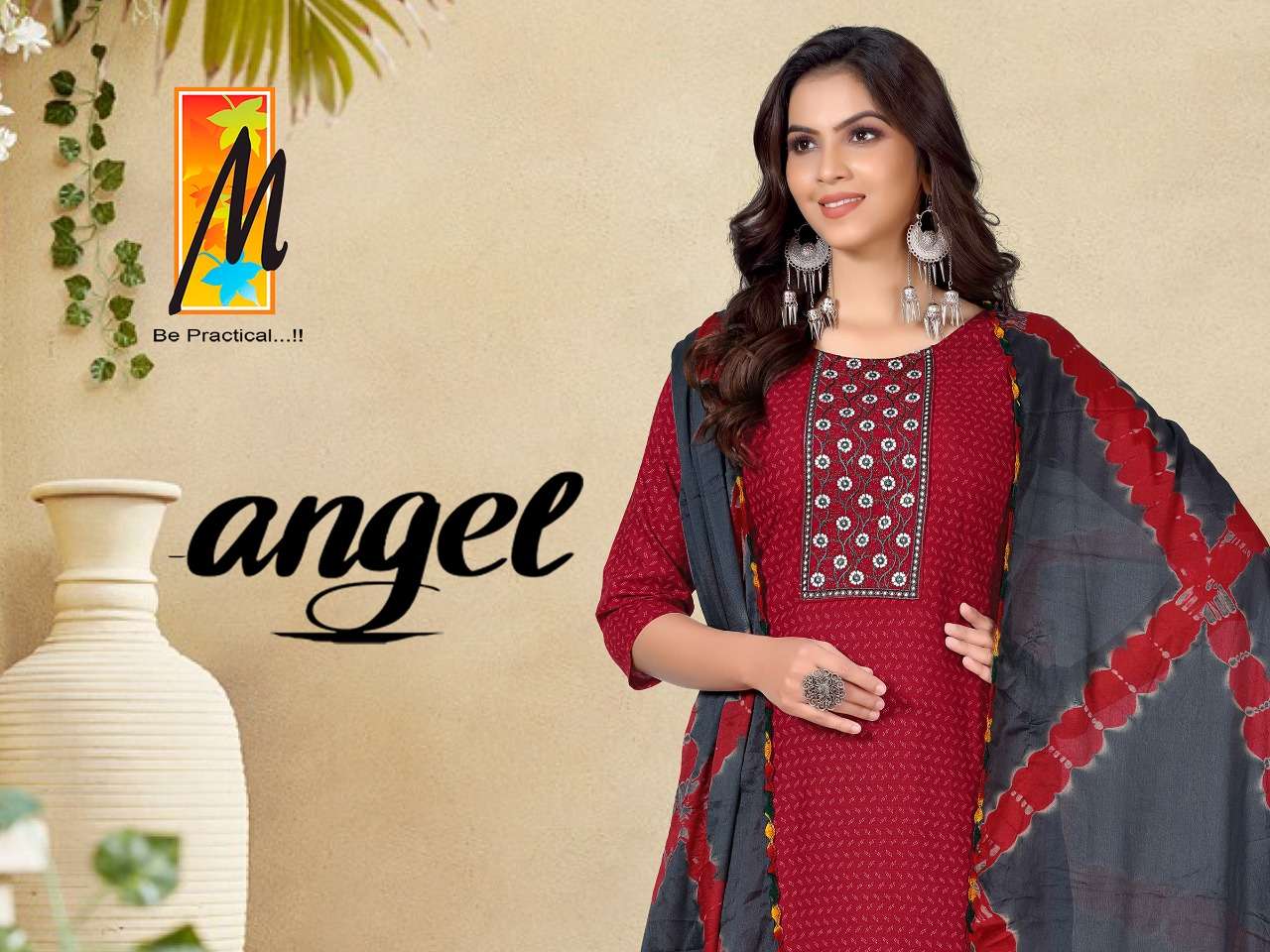 ANGEL BY MASTER 3011 TO 3018 SERIES RAYON WORK STITCHED DRESSES