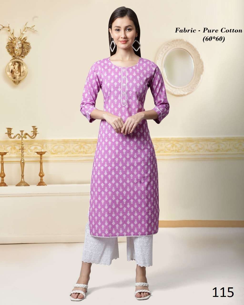 BANDHAN VOL-1 BY ASLIWHOLESALE COTTON JAIPURI PRINT KURTIS