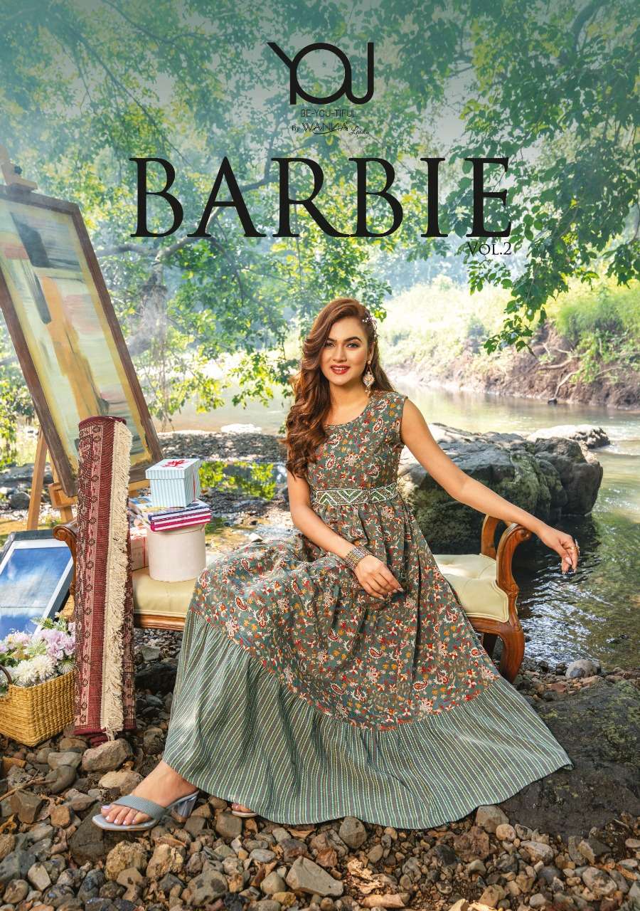 BARBIE VOL-2 BY YOU 101 TO 103 SERIES MODAL PRINT GOWNS