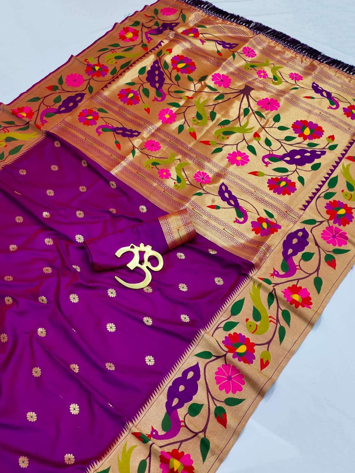 BRAHMASTRA VOL-1 BY ASLIWHOLESALE PURE SILK FANCY PAITHANI SAREES