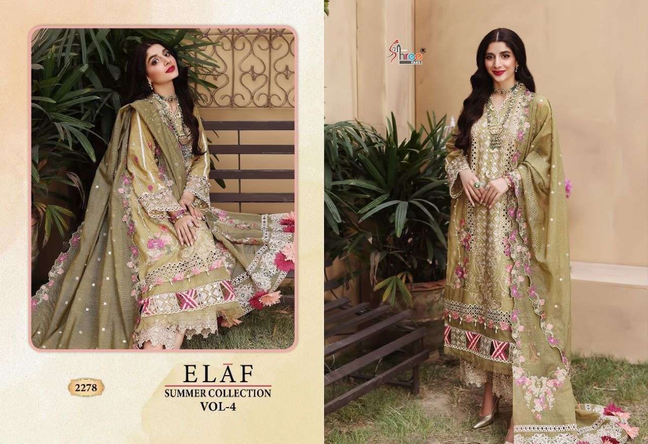 ELAF 2278 HIT DESIGN BY SHREE FABS PURE COTTON PAKISTANI DRESS