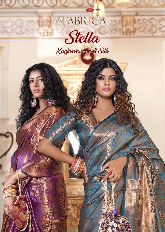 FABRICA STELLA BY ASLIWHOLESALE 5001 TO 5012 SERIES SOFT SILK SAREES