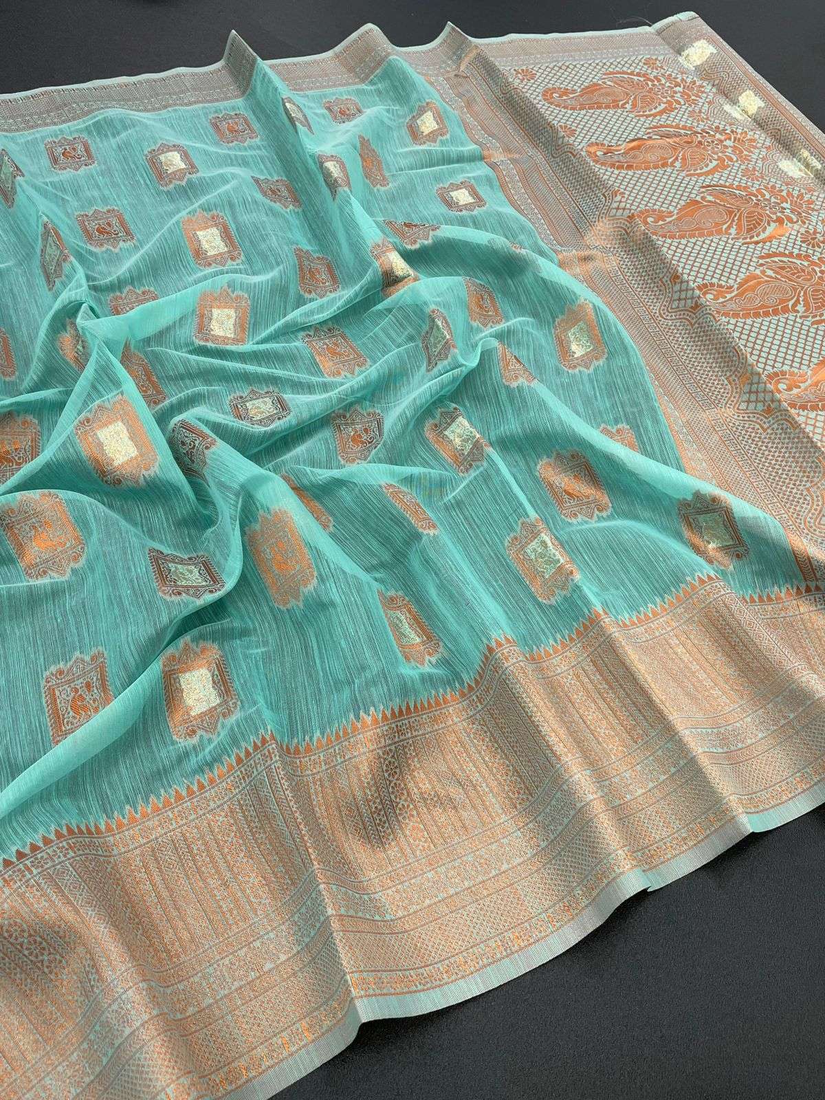 FINLAND BY ASLIWHOLESALE DESIGNER COTTON SILK SAREES