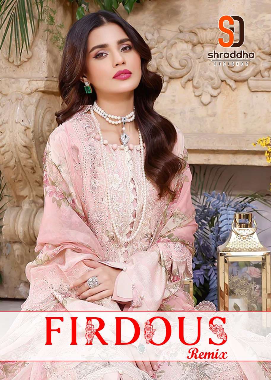 FIRDOUS REMIX BY SHRADDHA DESIGNER 2001 TO 2004 SERIES LAWN COTTON DRESSES