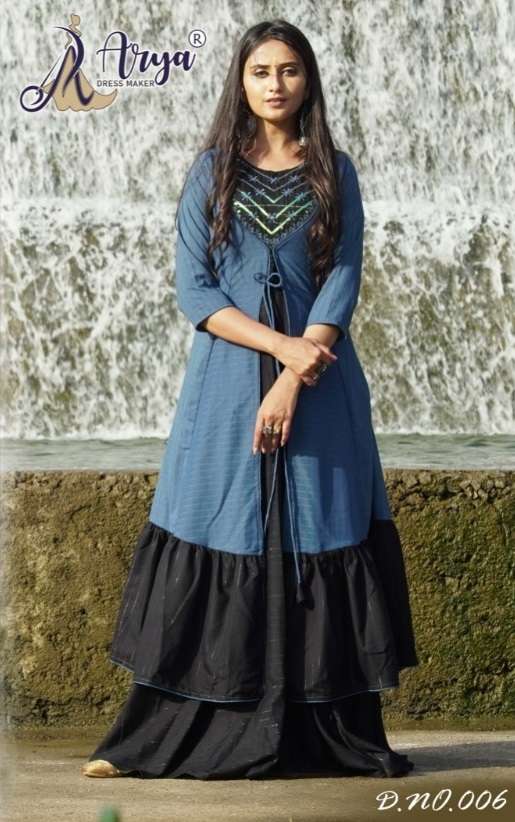 FIZAA BY ARYA DRESS MAKER 01 TO 06 SERIES COTTON WORK GOWNS