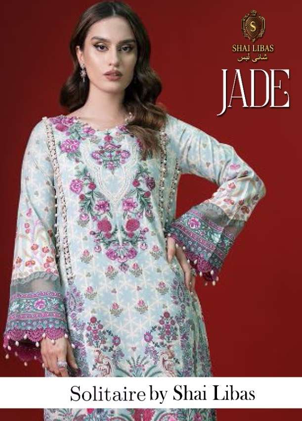 JADE SOLITAIRE BY SHAI LIBAS 20036 TO 20048 SERIES COTTON PAKISTANI DRESSES