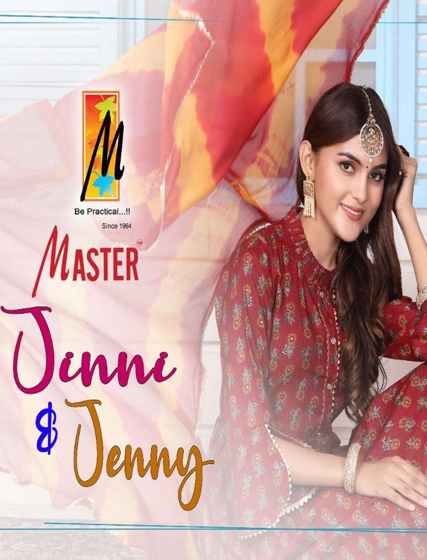 JINNI & JANNY BY MASTER 101 TO 108 SERIES RAYON PRINT STITCHED DRESSES