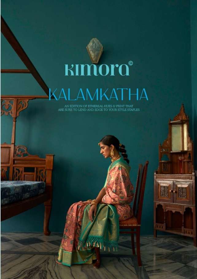 KALAMKANTHA BY KIMORA 2046 TO 2050 SERIES DESIGNER HEAVY SILK SAREES