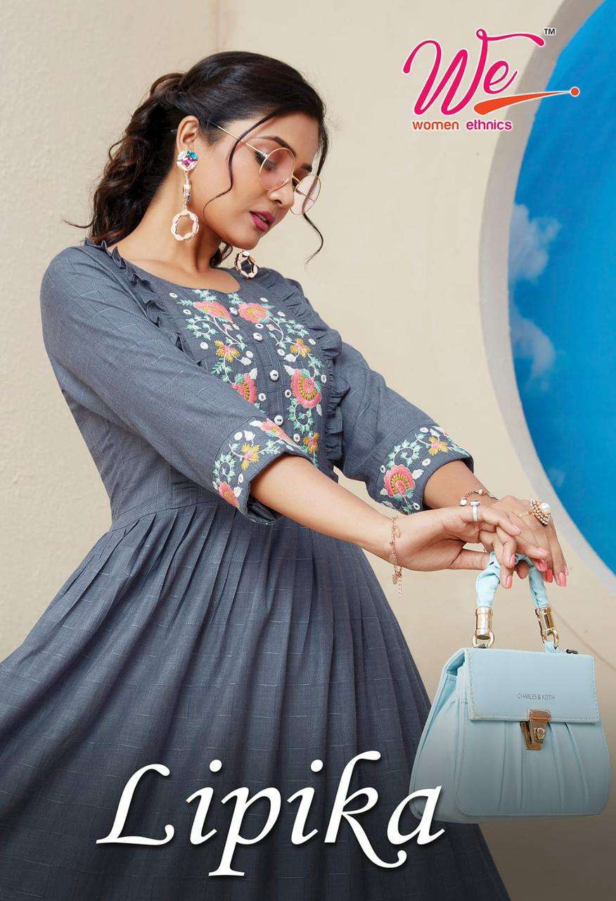 LIPIKA BY WE 9701 TO 9706 SERIES FANCY EMBROIDERY KURTIS