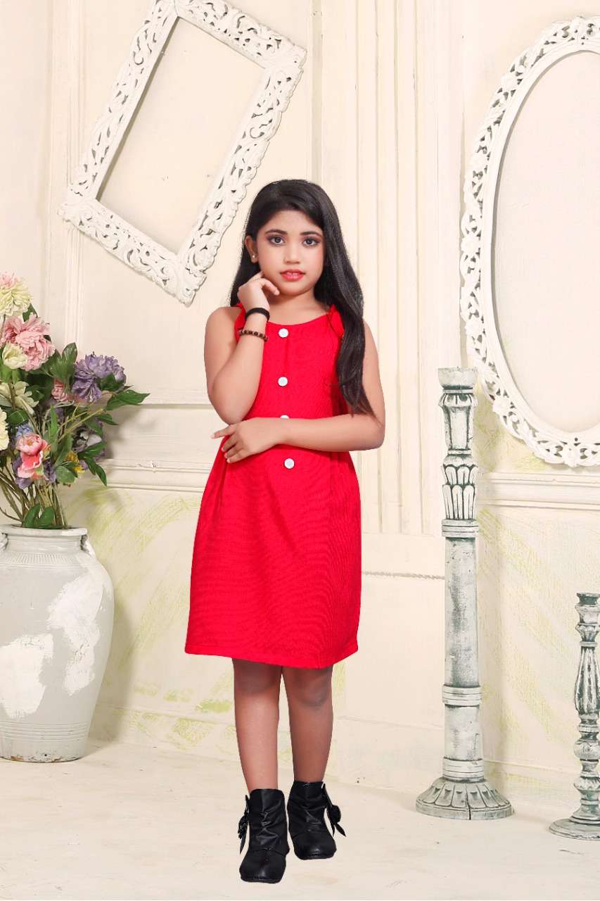 LITTLE CHEER VOL-2 BY ASLIWHOLESALE HEAVY COTTON PRINT KIDS KURTIS