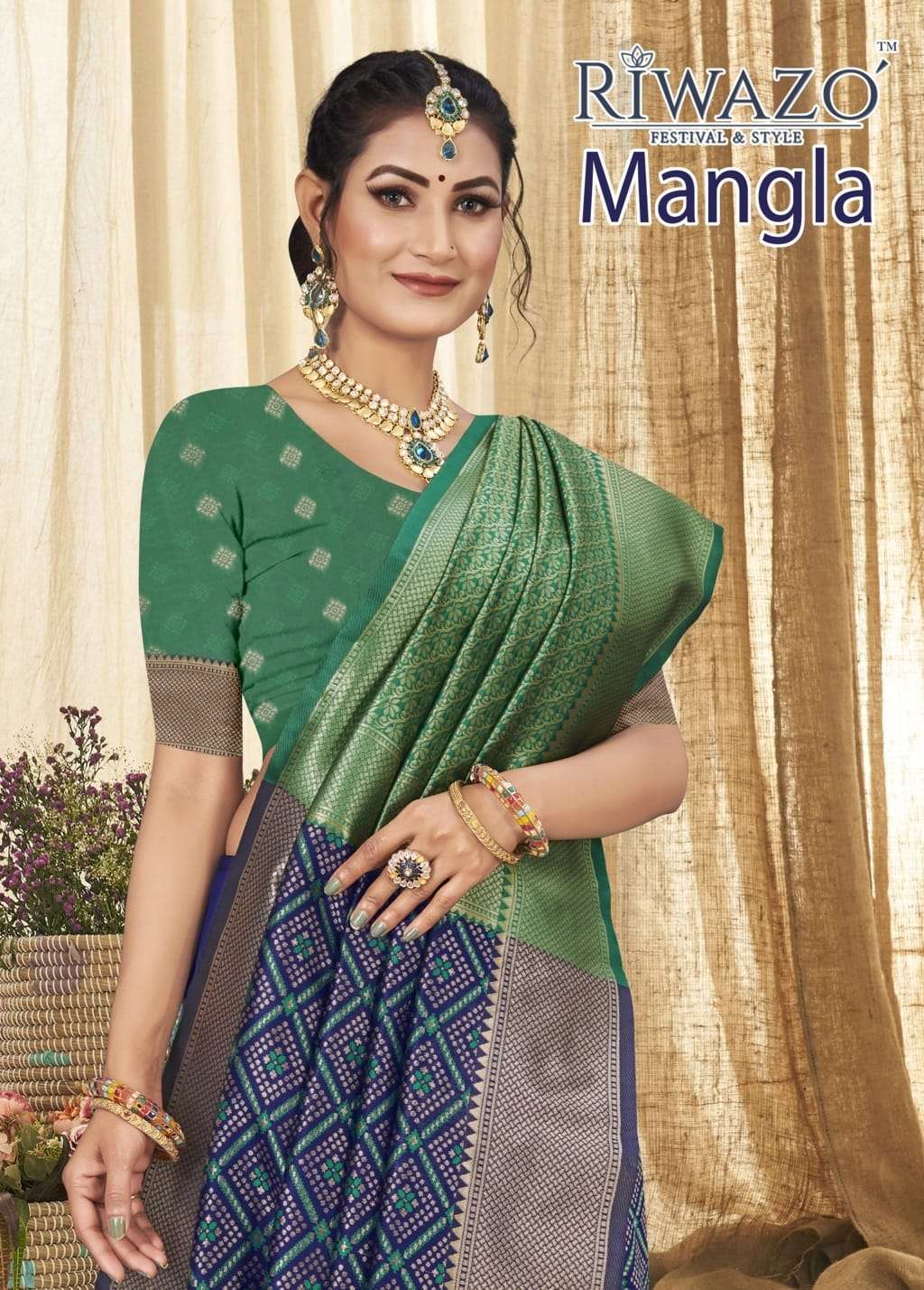 MANGLA BY RIWAZO 2595 TO 2600 SERIES DESIGNER SOFT PATOLA SILK SAREES