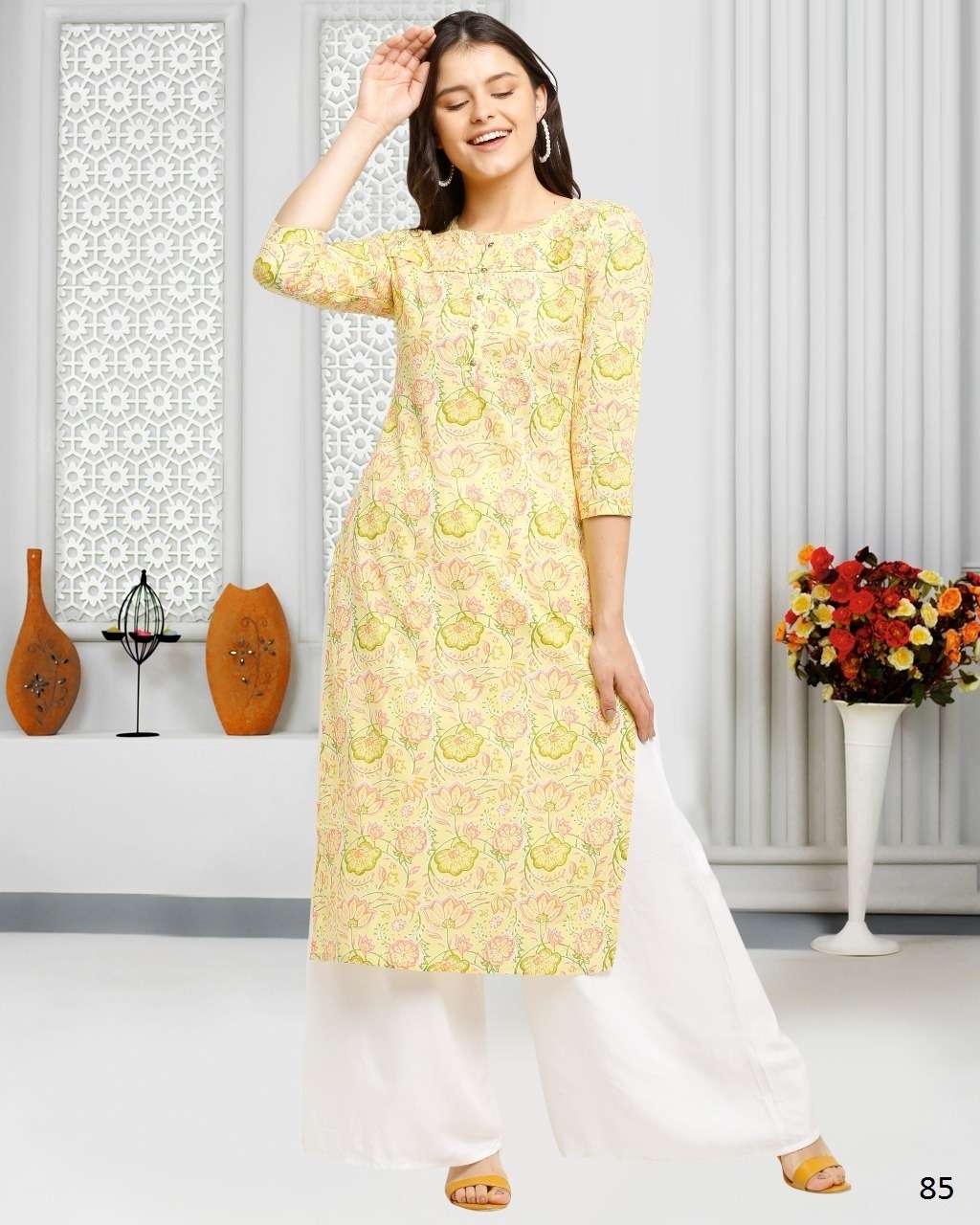 NAZAR BY ASLIWHOLESALE COTTON JAIPURI PRINT KURTIS