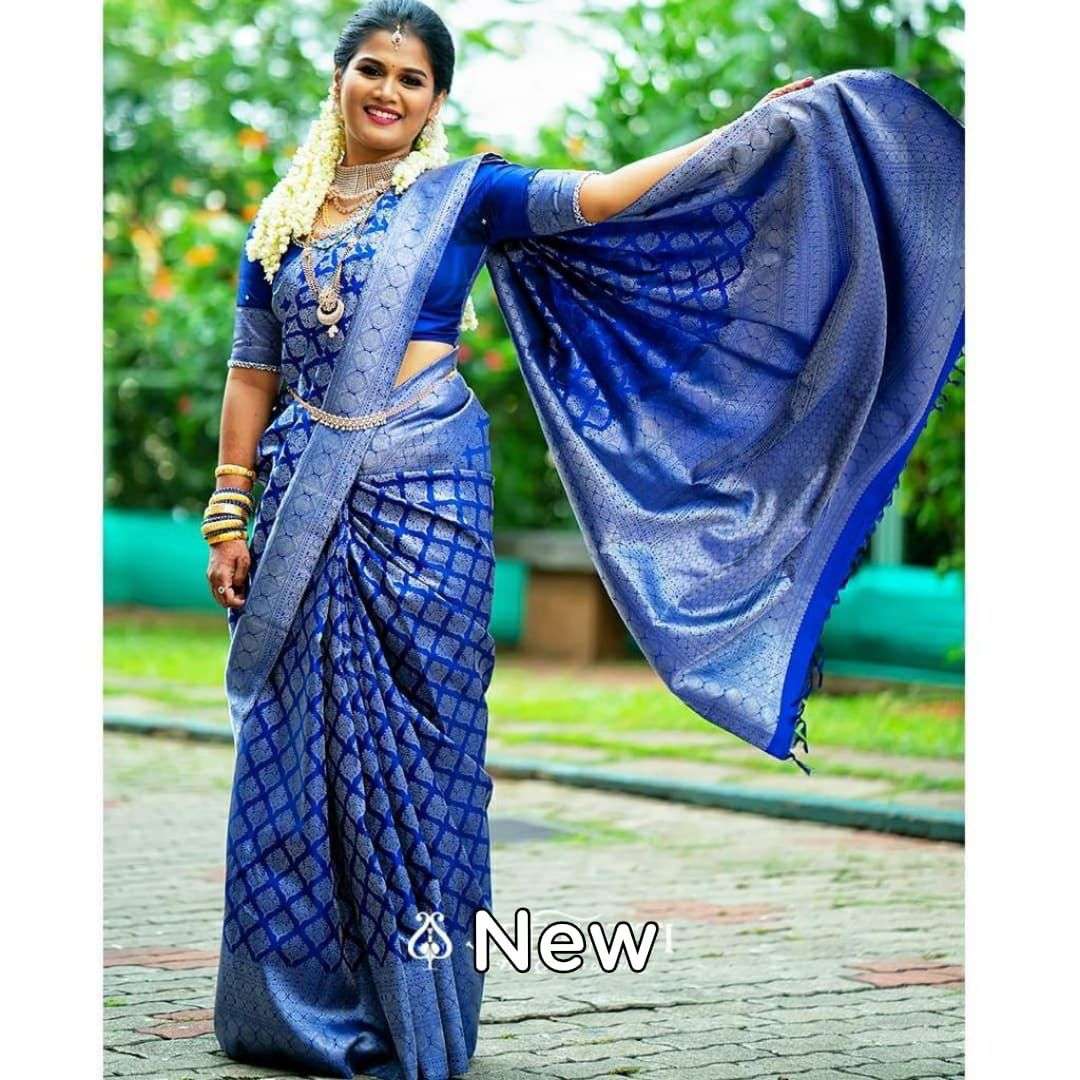 NEENU-3166 BY ASLIWHOLESALE KANJIVARAM JACQUARD SILK SAREES