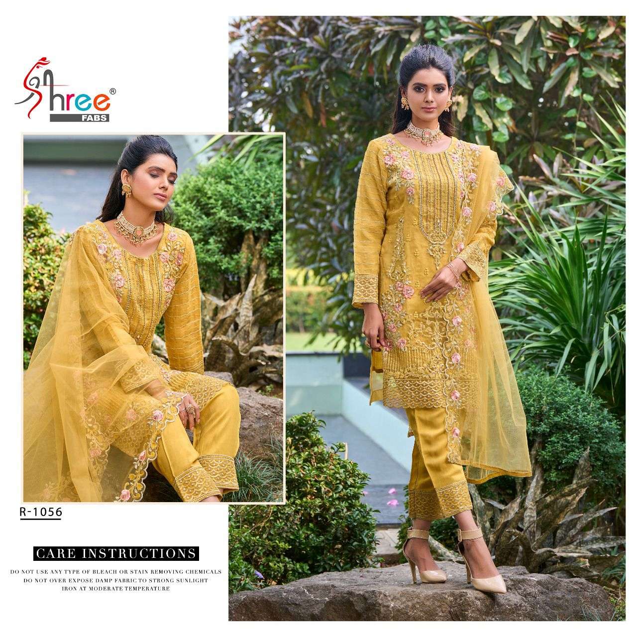 R-1056 HIT DESIGN BY SHREE FABS ORGANZA PAKISTANI STITCHED DRESS