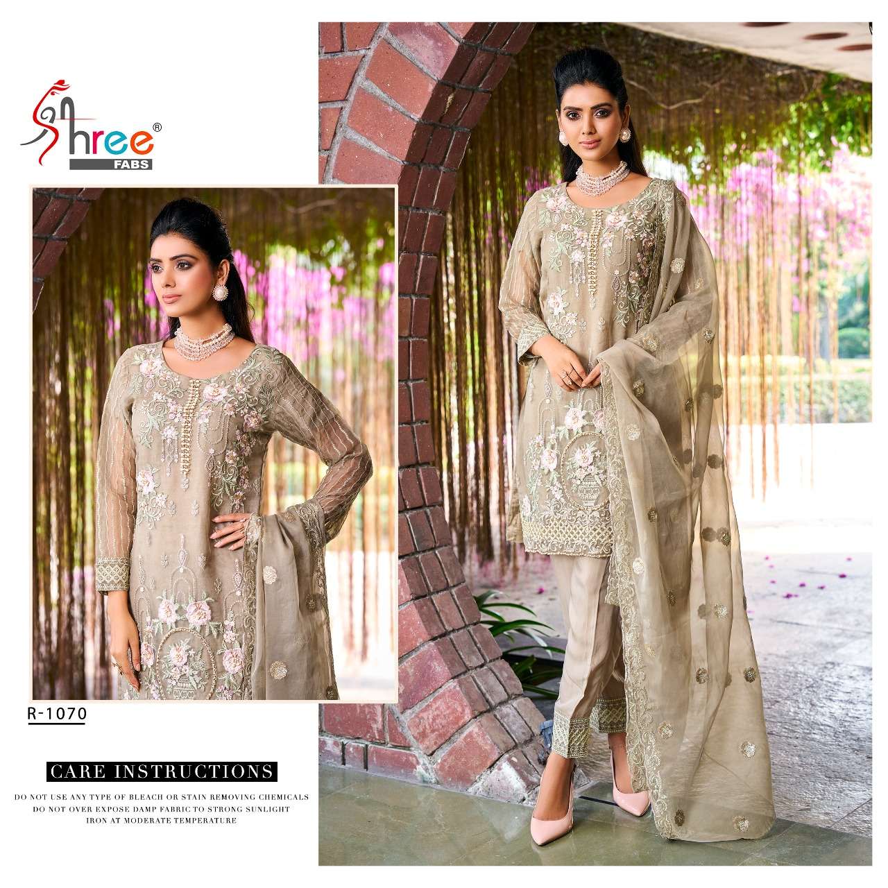 R-1070 HIT DESIGN BY SHREE FABS ORGANZA PAKISTANI STITCHED DRESS