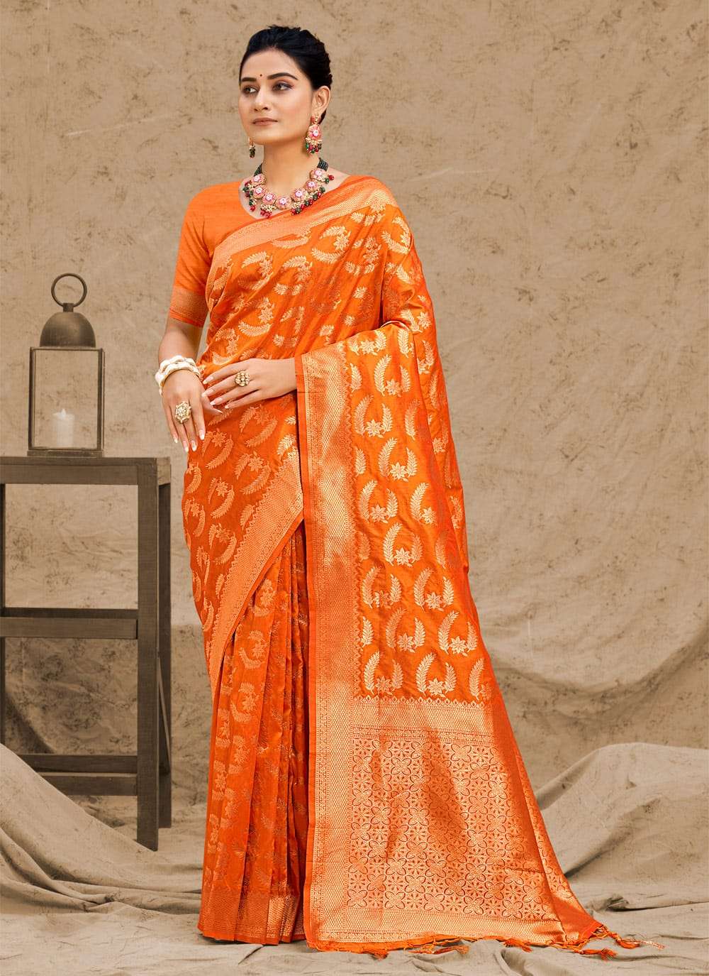 RAJA RANI SILK BY SANGAM PRINTS 3241 TO 3246 SERIES BANARASI SILK SAREES