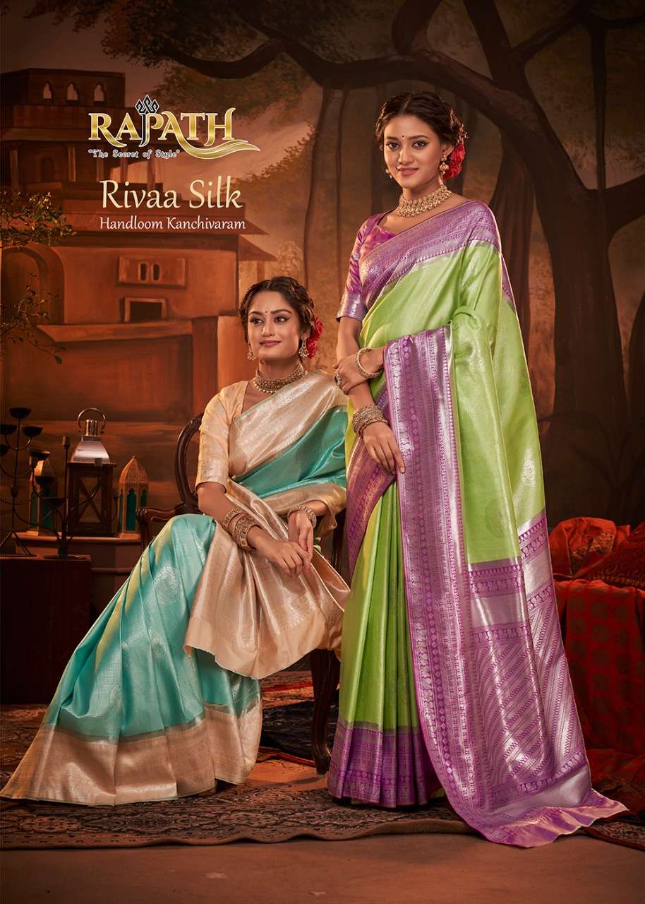 RIVAA SILK BY RAJPATH 79001 TO 79012 SERIES KANCHIVARAM SILK SAREES