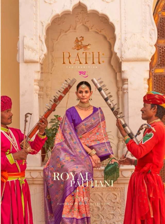 ROYAL PAITHANI BY RATH 1076 TO 1081 SERIES DESIGNER SILK SAREES