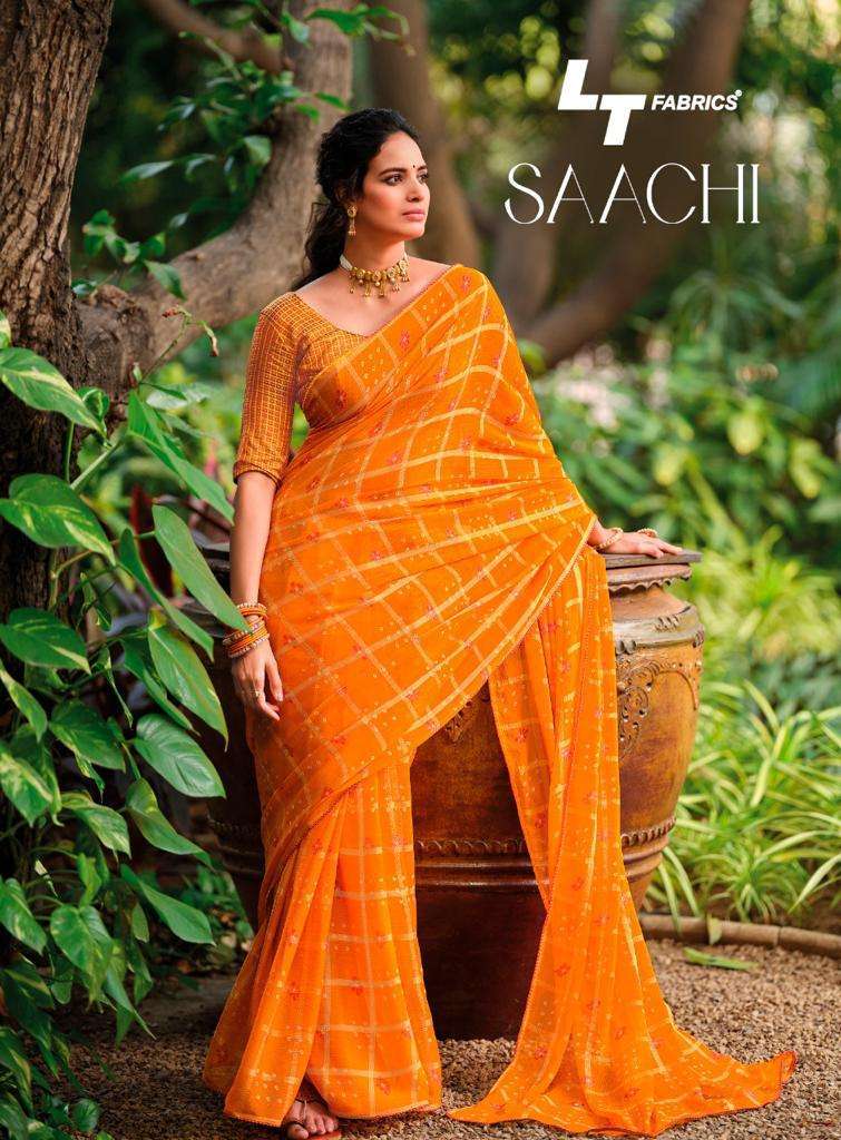 SAACHI BY LT FABRICS 1001 TO 1010 SERIES DESIGNER MICRO FANCY SAREES