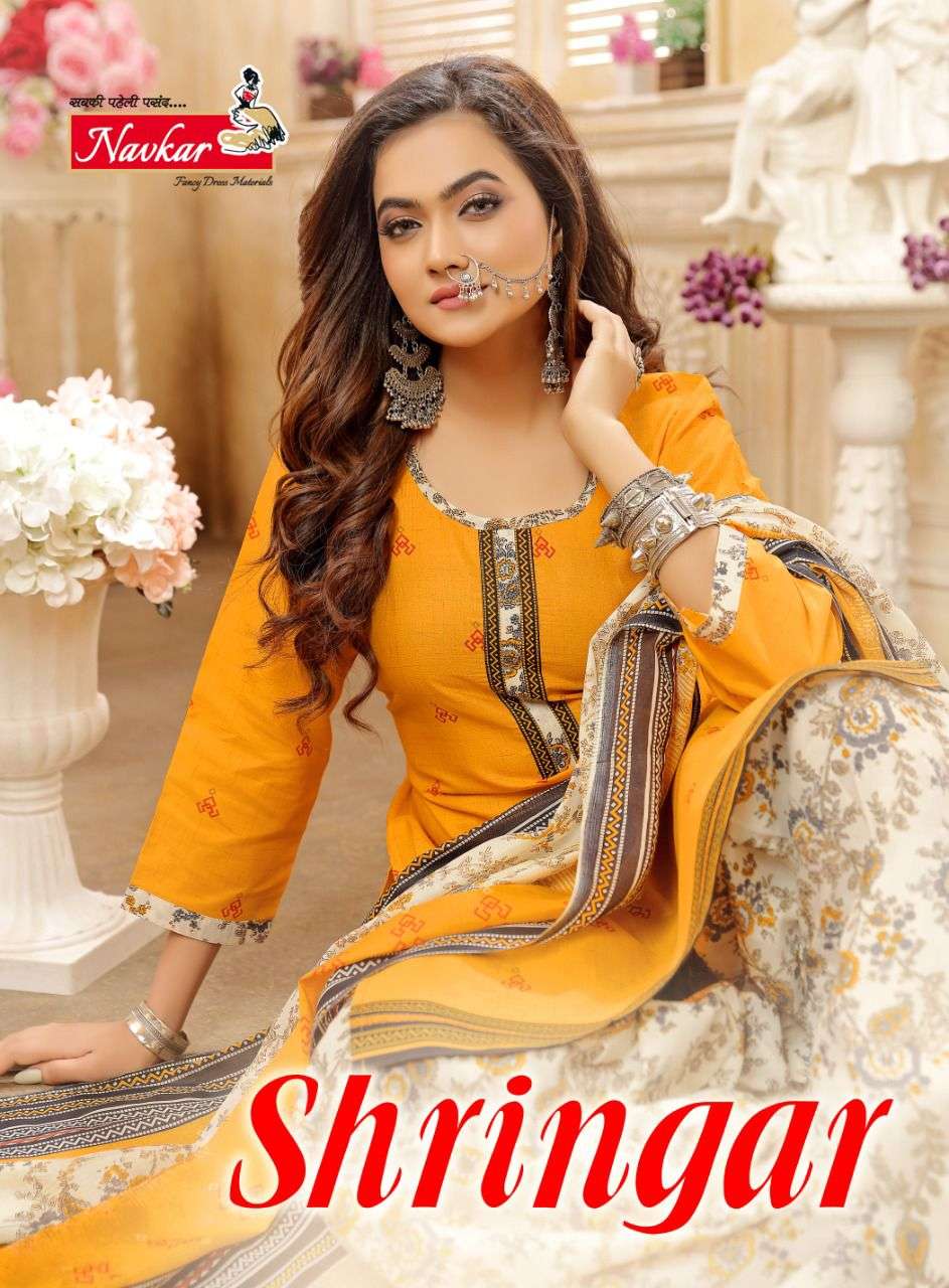 SHRINGAR BY NAVKAR 101 TO 116 SERIES COTTON PRINT STITCHED DRESSES