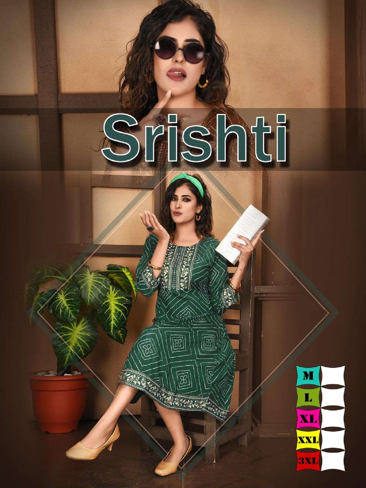 SRISHTI BY ASLIWHOLESALE 01 TO 06 SERIES COTTON PRINT KURTIS