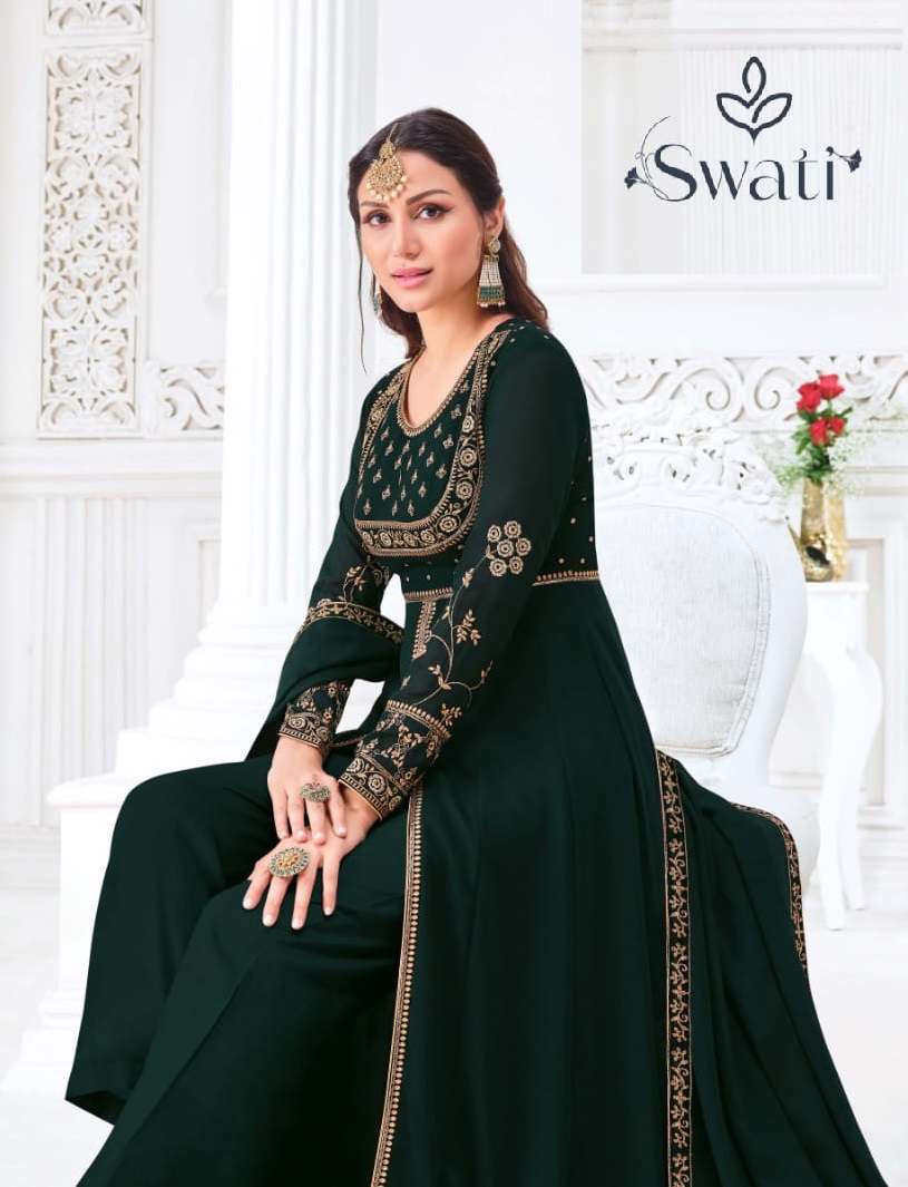 SWATI 3002 TO 3004 SERIES BY SWAGAT GEORGETTE WORK DRESSES