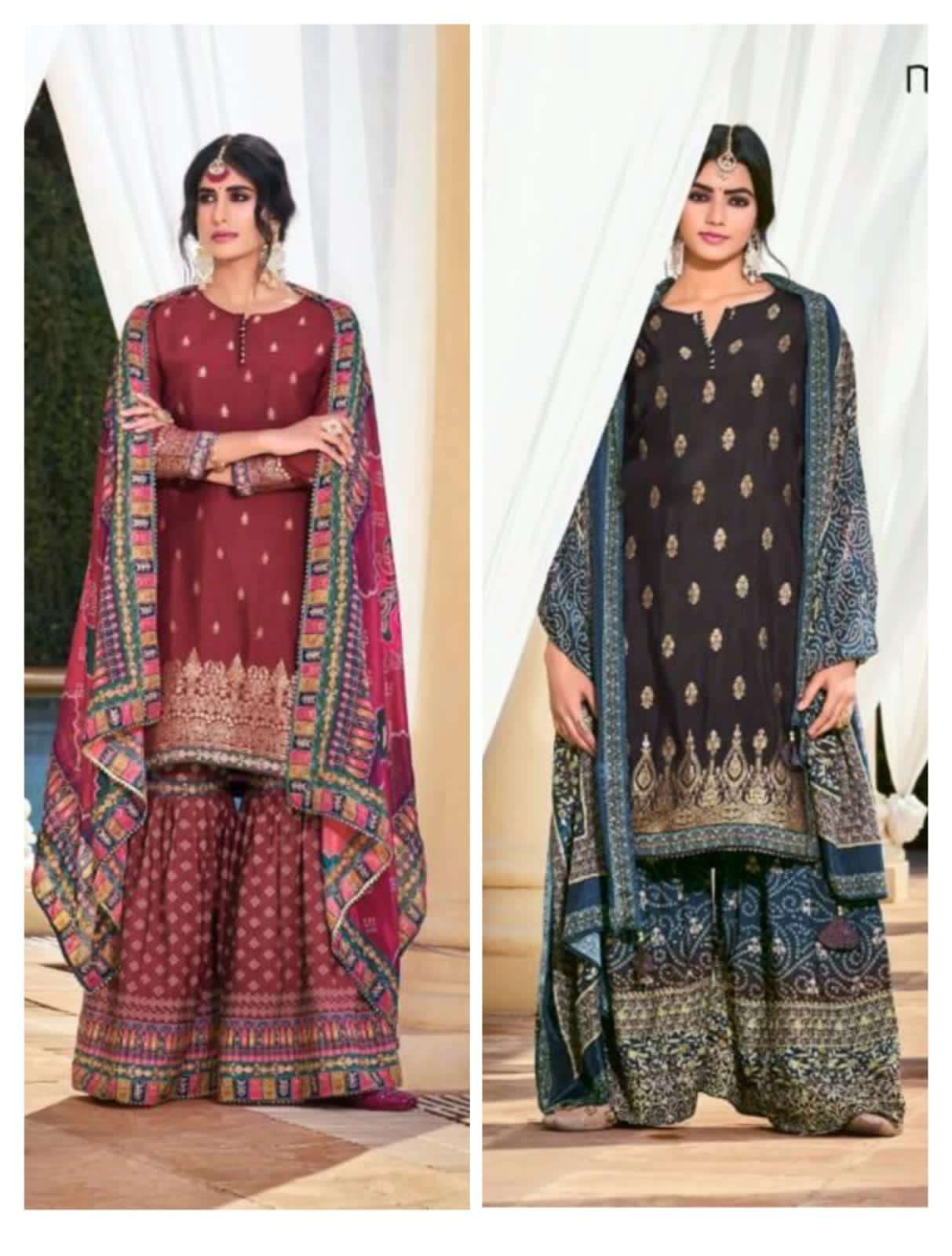 VIVANN VOL-7 HITS BY MAISHA PURE DOLA SHARARA DRESSES