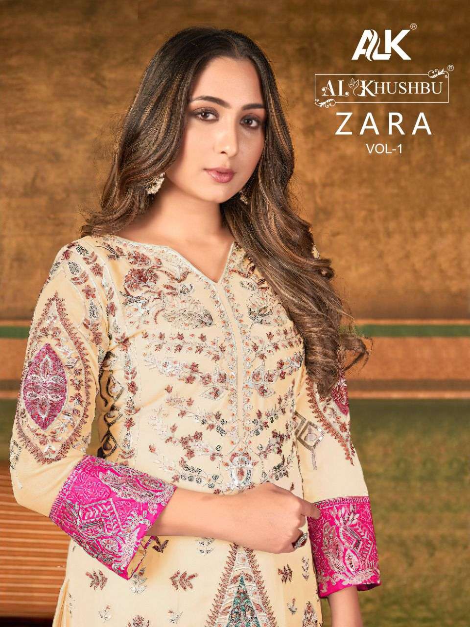 ZARA VOL-1 BY AL KHUSHBU 3042-A TO 3042-D SERIES GEORGETTE DRESS