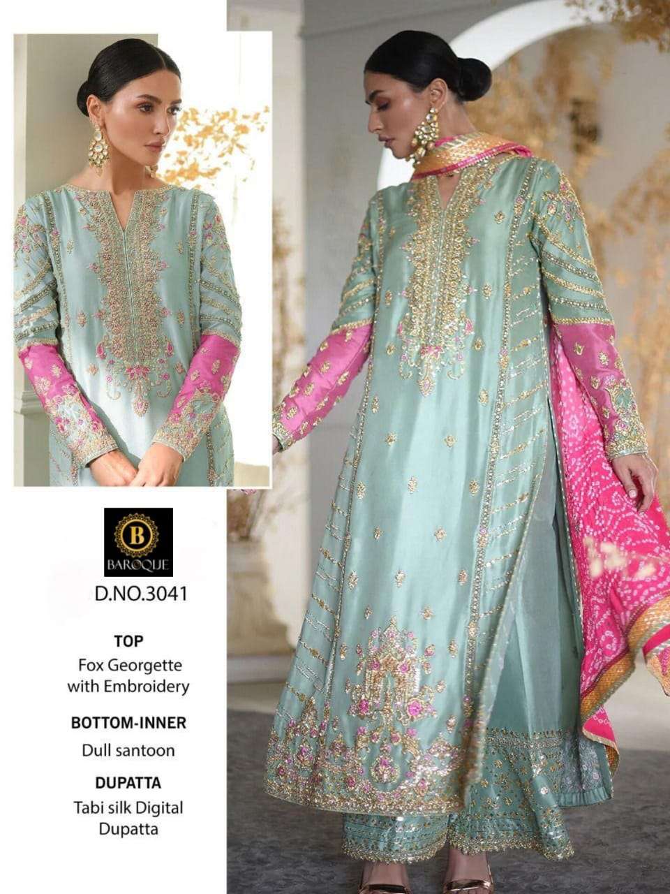 Baroqu - Pakistani suits online retail & wholesale in surat