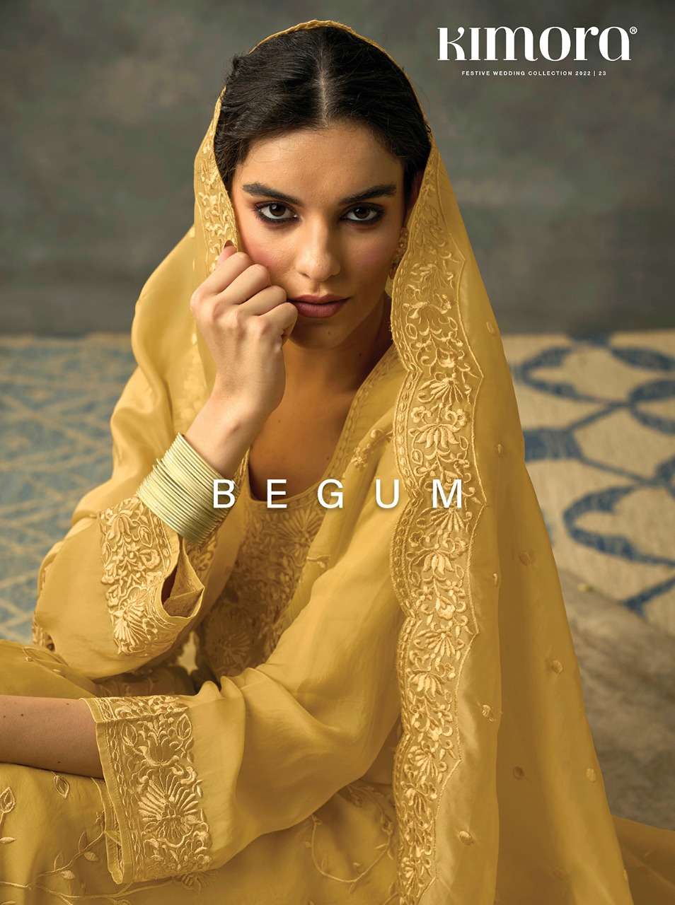 BEGUM BY KIMORA 2041 TO 2048 SERIES HEAVY DESIGNER ORGANZA DRESSES