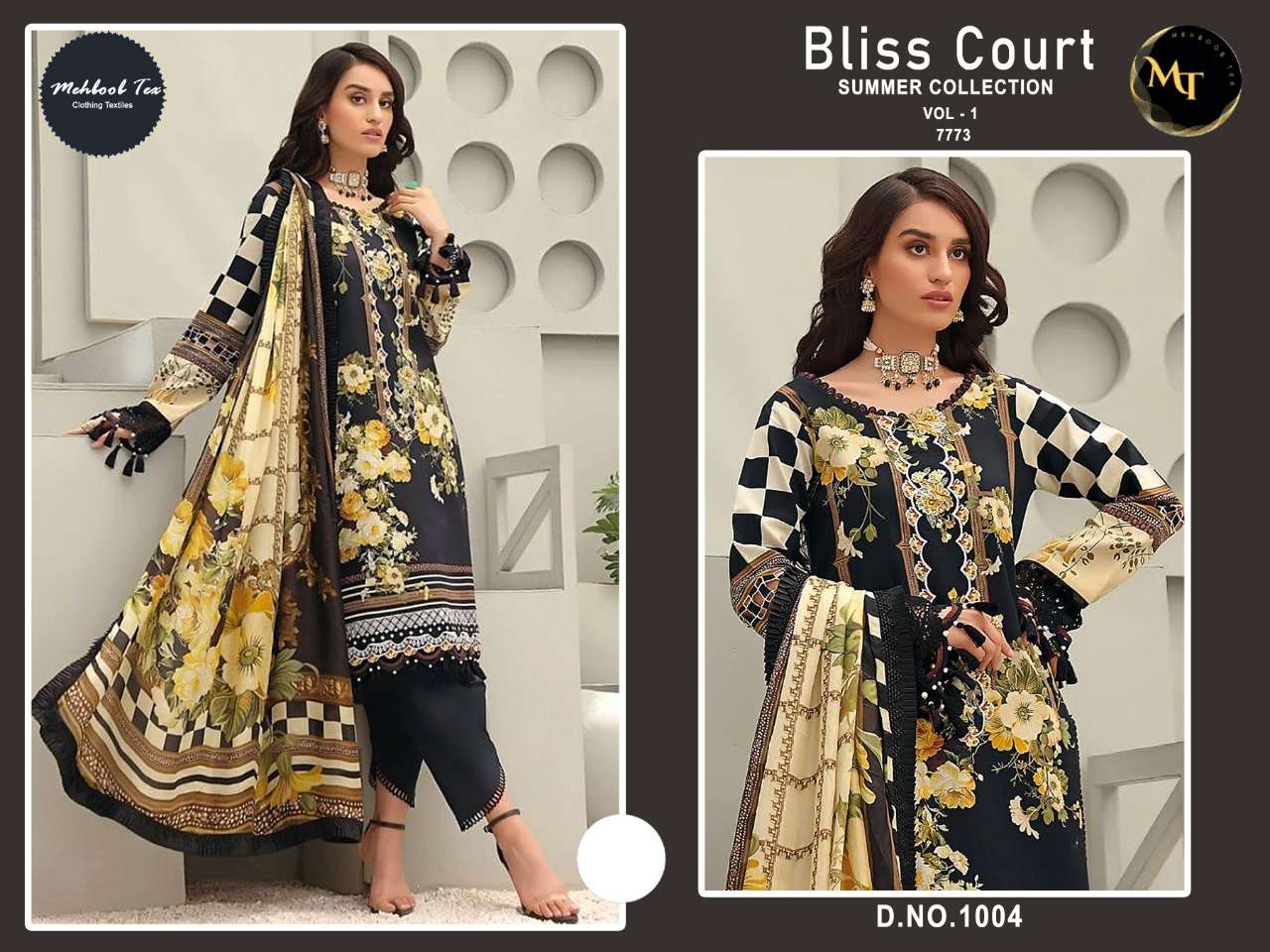 BLISS COURT 1004 BY MEHBOOB TEX COTTON PAKISTANI DRESS