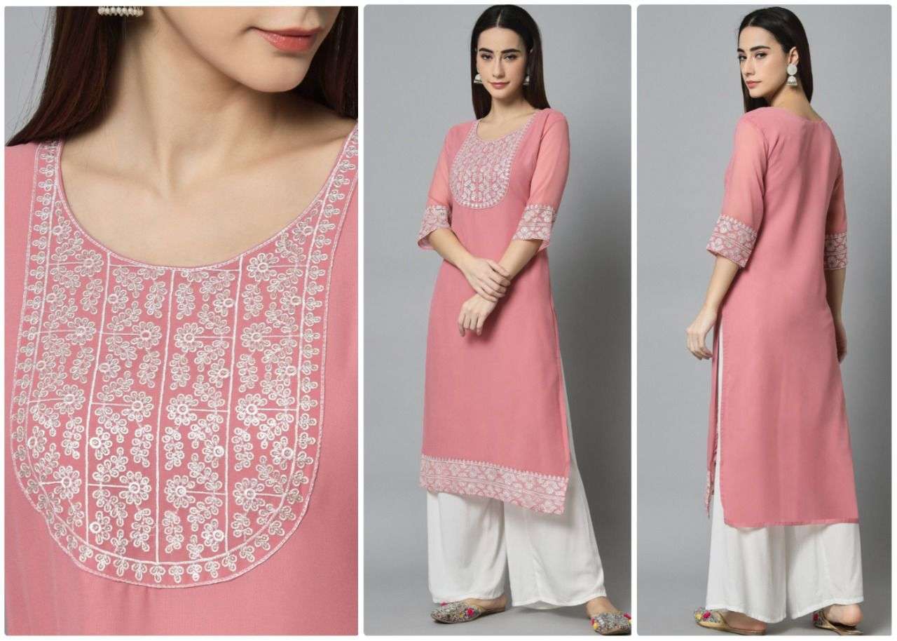 BRAHMASTRA VOL-2 BY ASLIWHOLESALE GEORGETTE WORK KURTIS