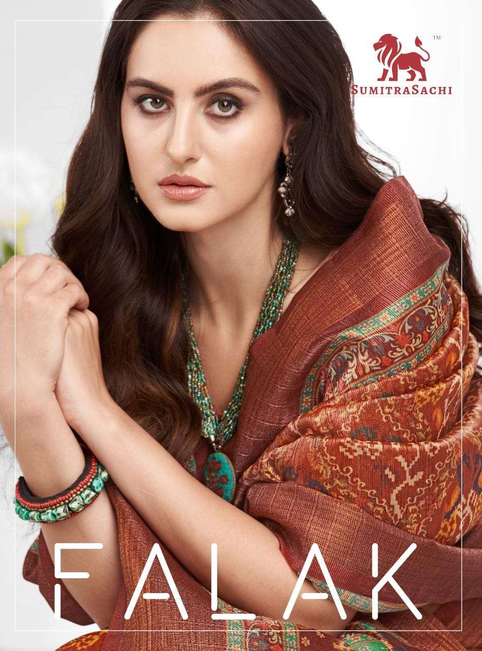 FALAK BY SUMITRASACHI 1001 TO 1007 SERIES DESIGNER SOFT TISSUE SAREES