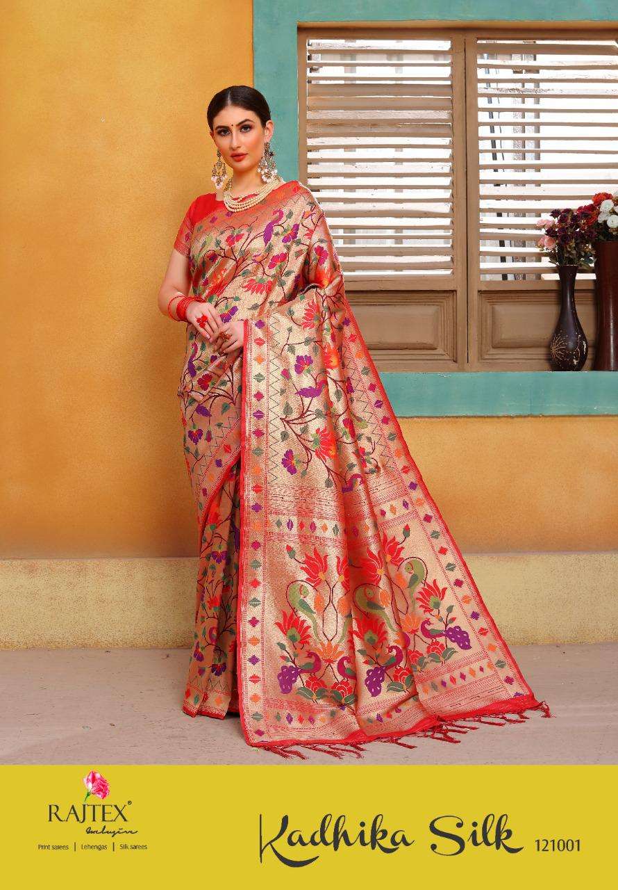 KADHIKA SILK BY RAJTEX DESIGNER PURE PAITHANI SILK SAREE