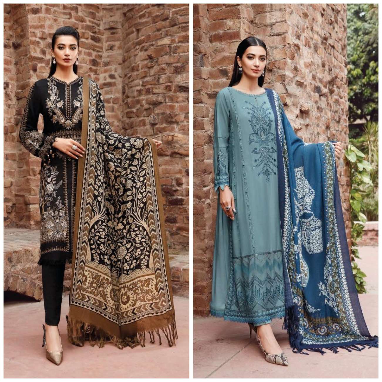 MARIA. B 1983&1986 BY DEEPSY SUITS PURE COTTON EMBROIDERY DRESSES