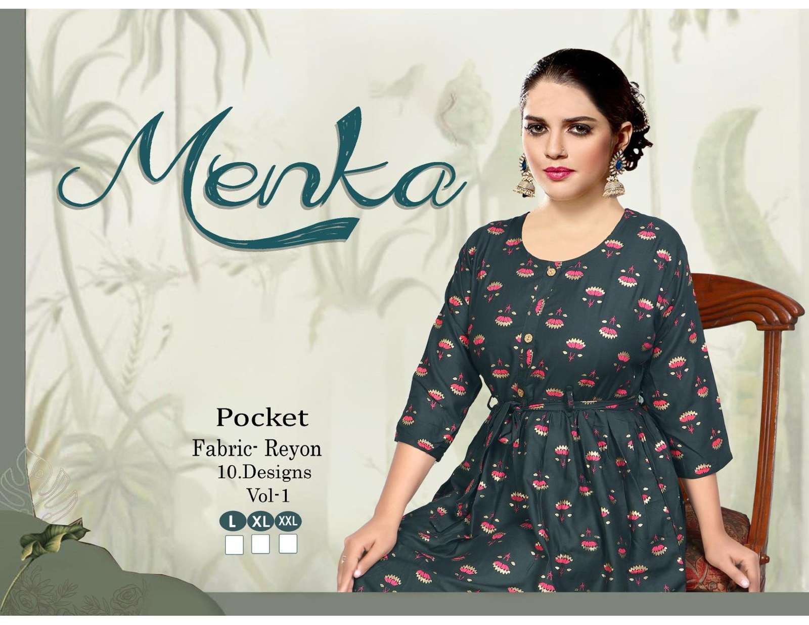 MENKA VOL-1 BY ASLIWHOLESALE 01 TO 12 SERIES RAYON PRINT KURTIS