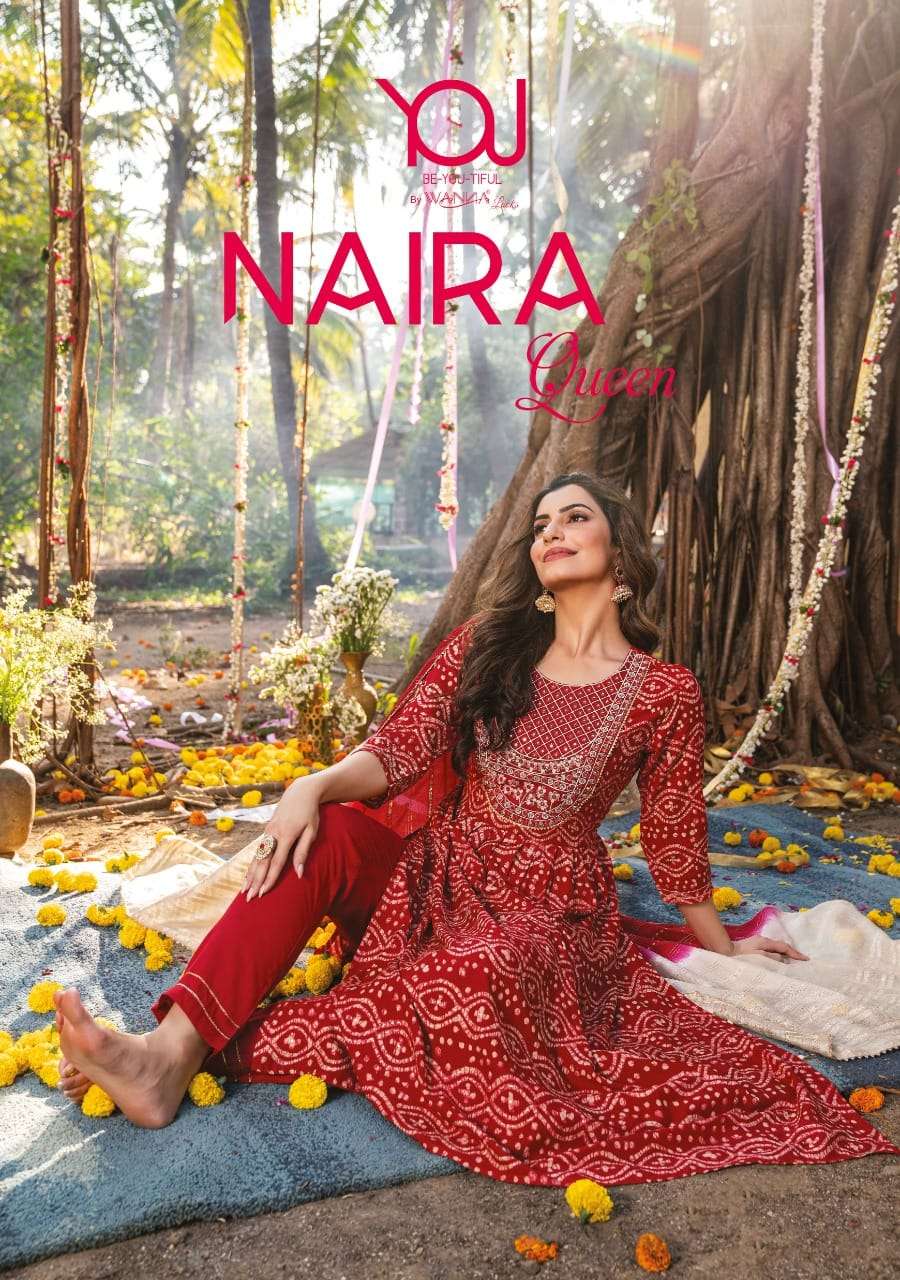 NAIRA QUEEN BY YOU 101 TO 108 SERIES RAYON VISCOSE STITCHED DRESSES