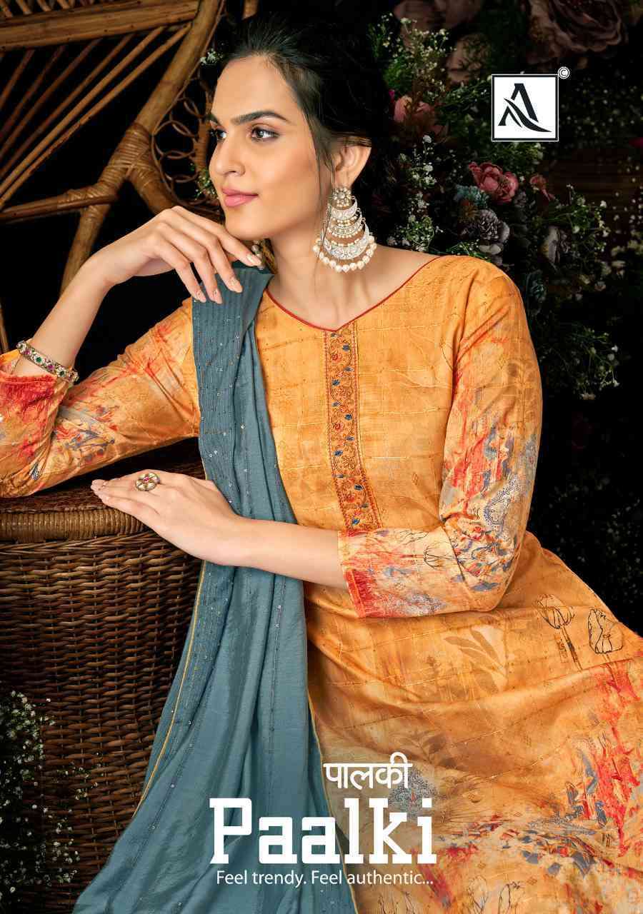 PAALKI BY ALOK SUIT 1092-001 TO 1092-006 SERIES FANCY DIAMOND WORK DRESSES