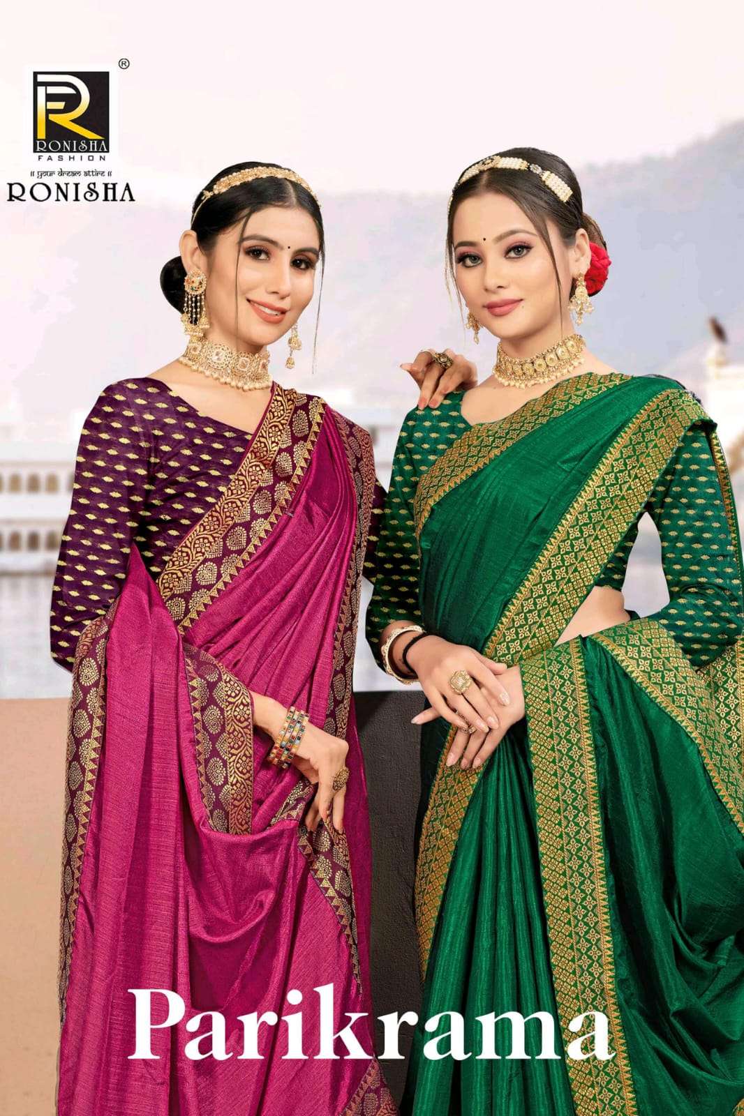 PARIKRAMA BY RONISHA FASHION 1001 TO 1008 SERIES DESIGNER SILK SAREES